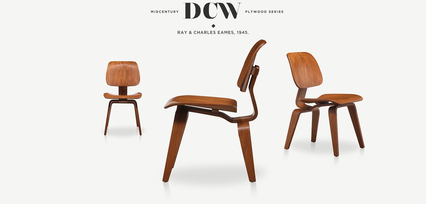 eames dining chair wood dcw'in resmi