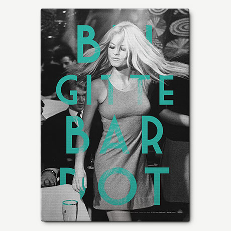 brıgıtte bardot retro kanvas tablo