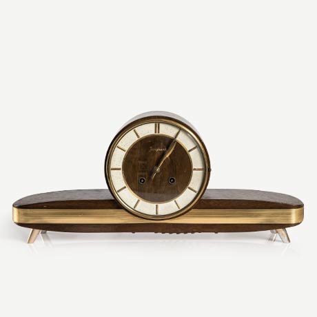 junghans art deco şömine saati için detaylı bilgi göster junghans art deco şömine saati resmi