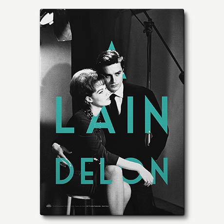 alaın delon retro kanvas tablo