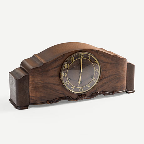 junghans art deco şömine saati için detaylı bilgi göster junghans art deco şömine saati resmi