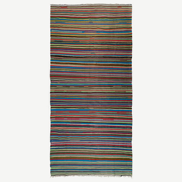 vintage muğla çizgili cicim el dokuması kilim 5,84 m2 için detaylı bilgi göster vintage muğla çizgili cicim el dokuması kilim 5,84 m2 resmi