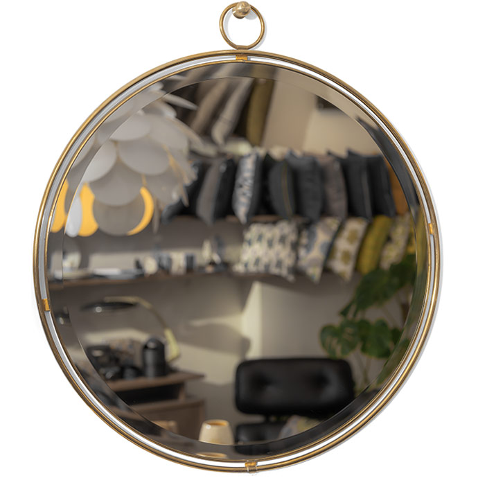 daire 74 cm midcentury ayna için detaylı bilgi göster daire 74 cm midcentury ayna resmi