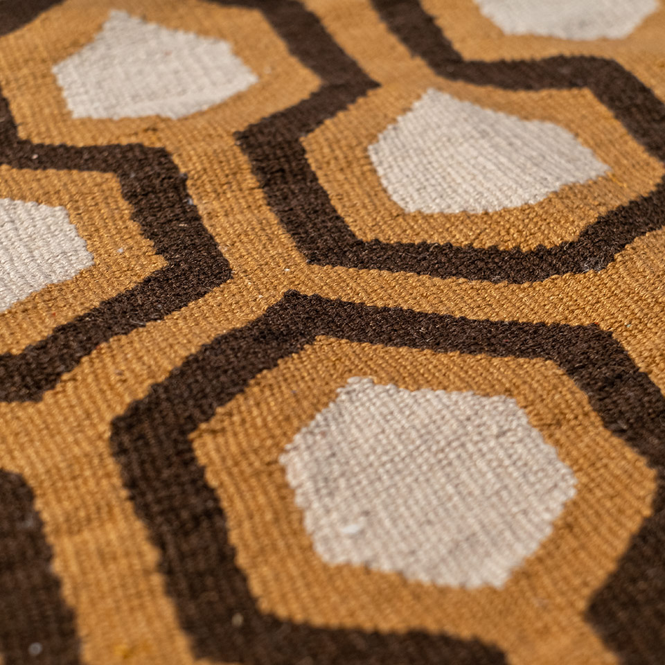 honeycomb el dokuması kilim 80x155, 1,24 m2 için detaylı bilgi göster honeycomb el dokuması kilim 80x155, 1,24 m2 resmi