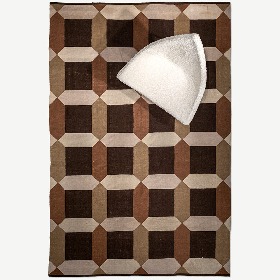 vintage kareli el dokuması kilim 200x300, 6 m2 için detaylı bilgi göster vintage kareli el dokuması kilim 200x300, 6 m2 resmi