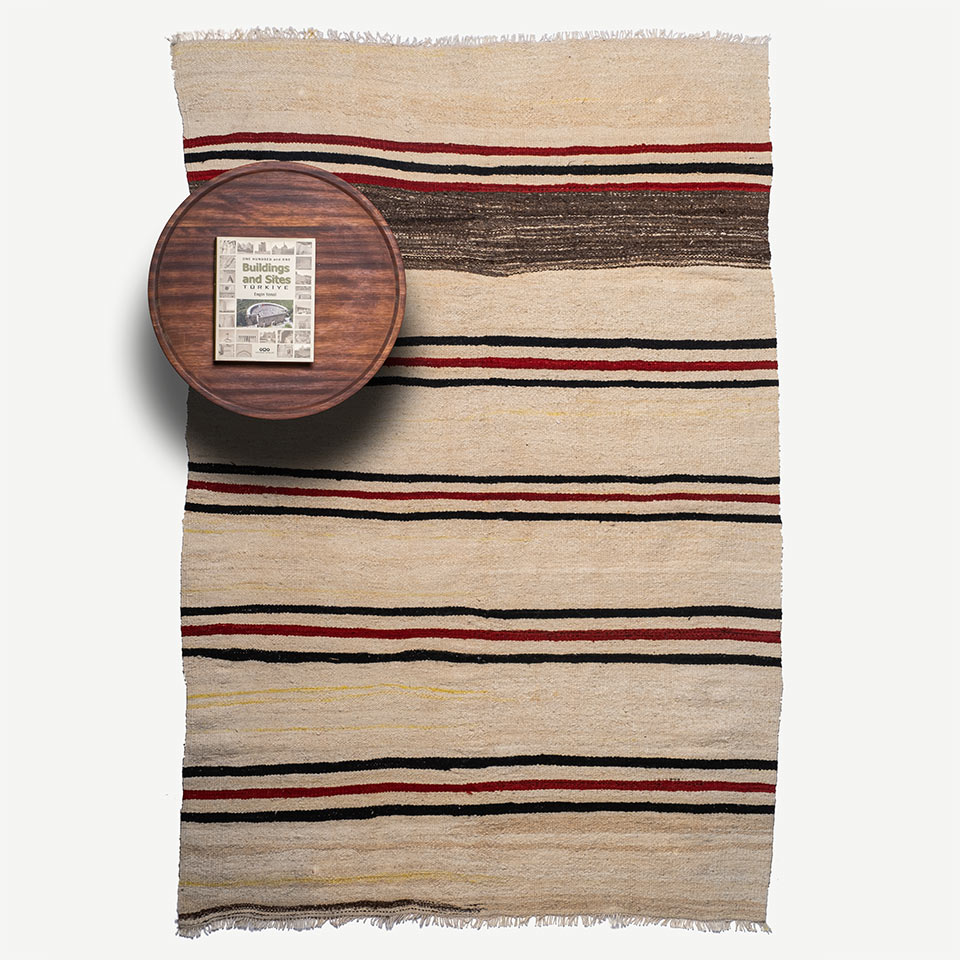 çizgili el dokuması kilim 3,20 m2 için detaylı bilgi göster çizgili el dokuması kilim 3,20 m2 resmi