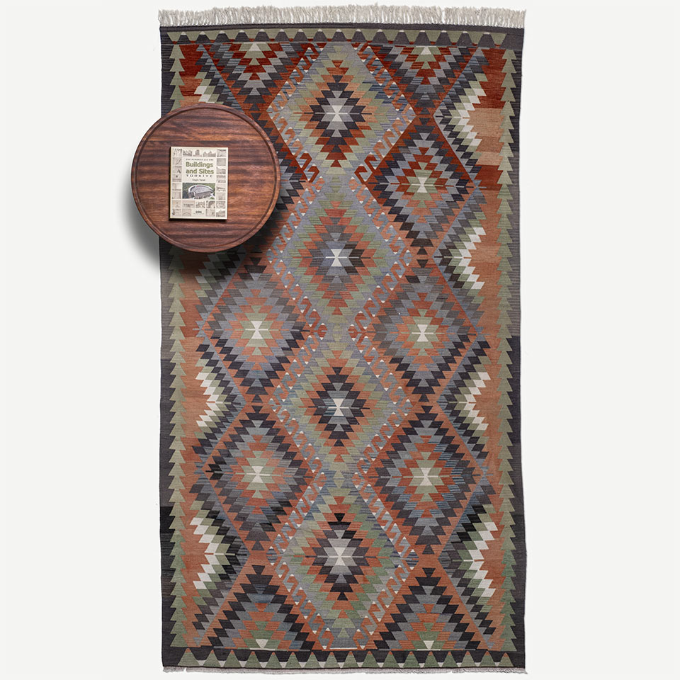 vintage kaş barak el dokuması kilim 5,91 m2 için detaylı bilgi göster vintage kaş barak el dokuması kilim 5,91 m2 resmi