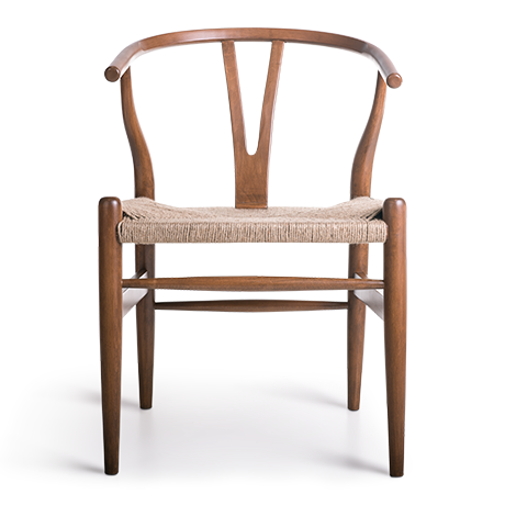 h. wegner ahşap wıshbone danısh™ sandalye'in resmi
