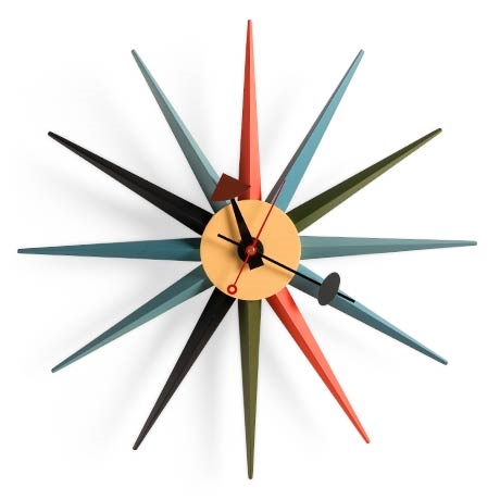 george nelson sunburst clock'in resmi