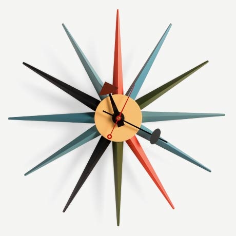 george nelson sunburst clock'in resmi