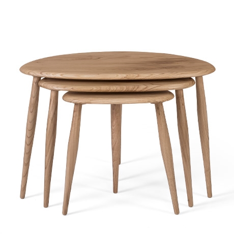 ercol "nest of table" zigon sehpa'in resmi