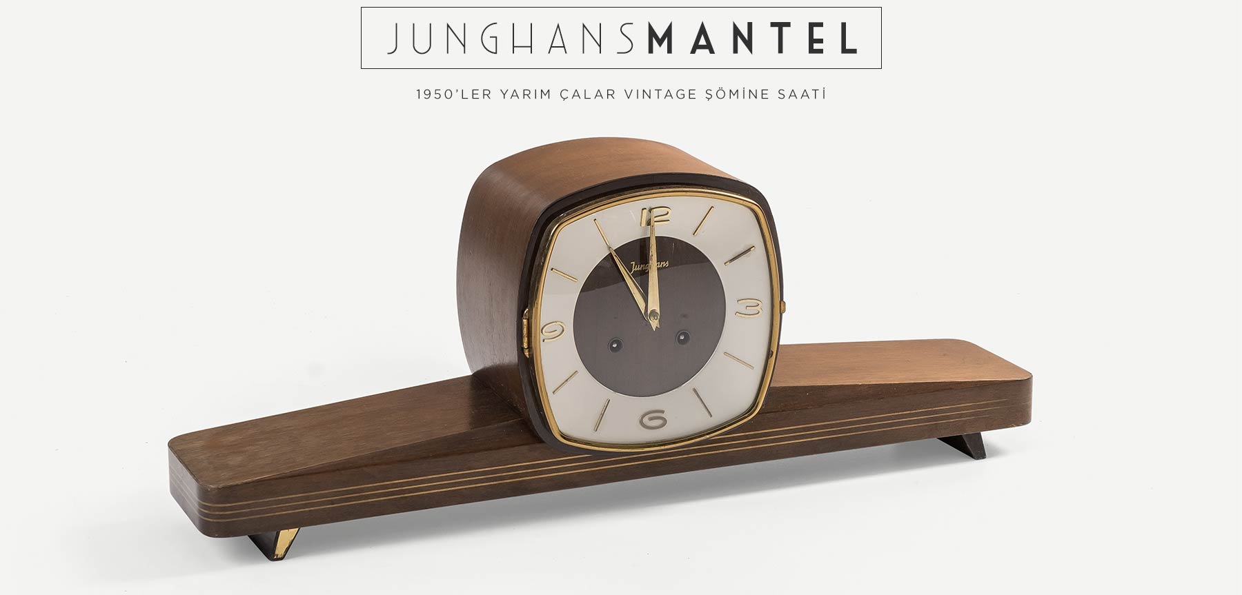 junghans art deco şömine saati'in resmi