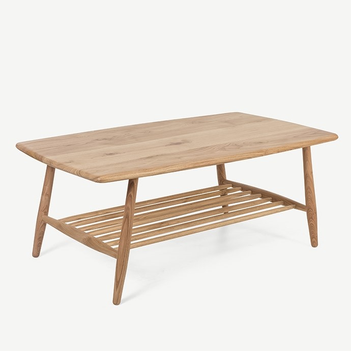 ercol coffee table kestane orta sehpa'in resmi