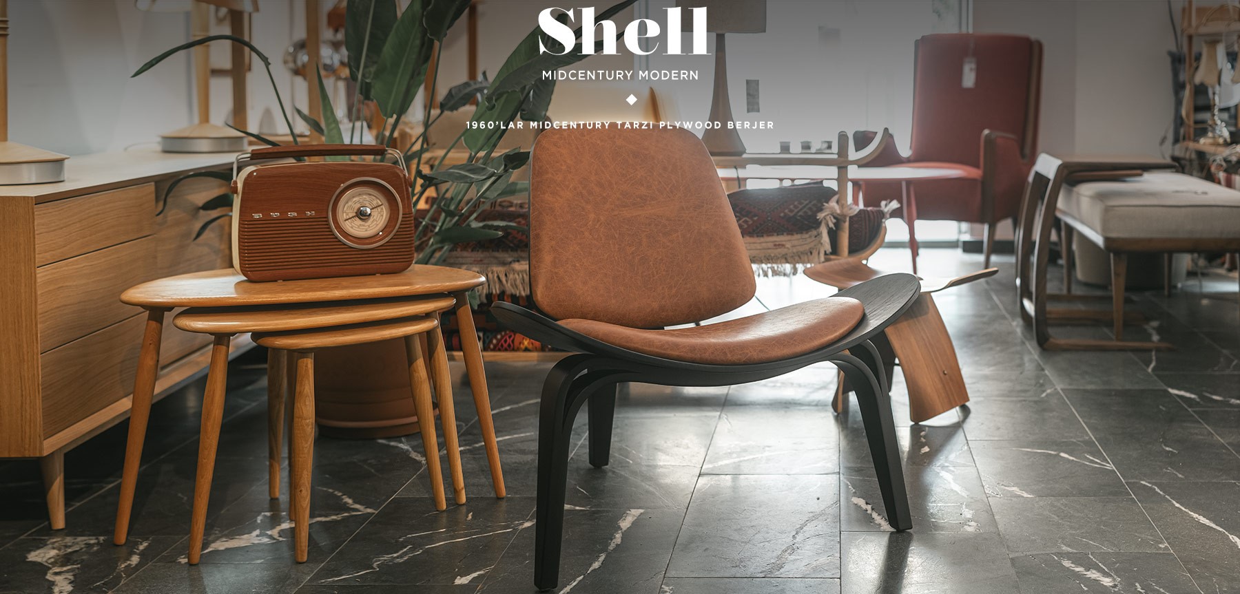 shell plywood chair'in resmi