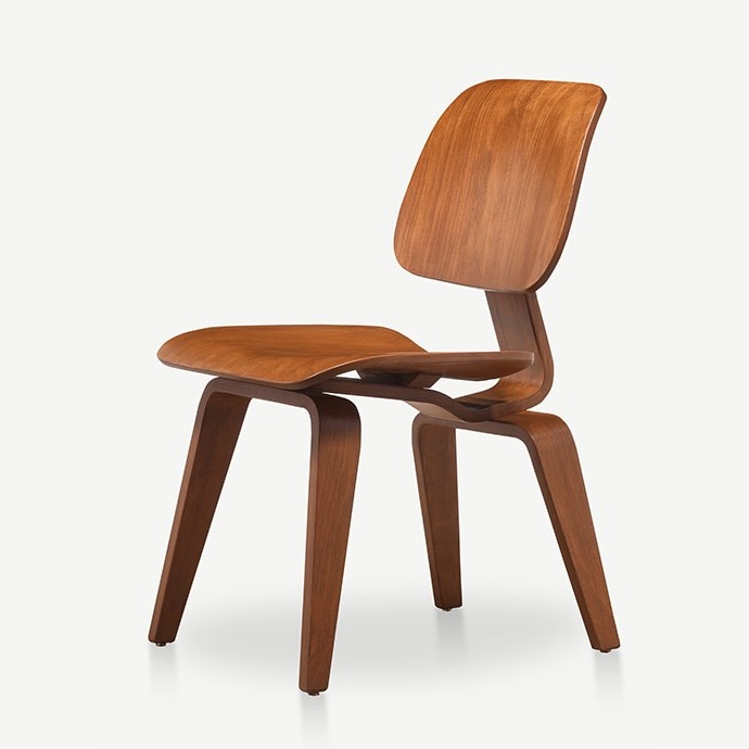 eames dining chair wood dcw'in resmi