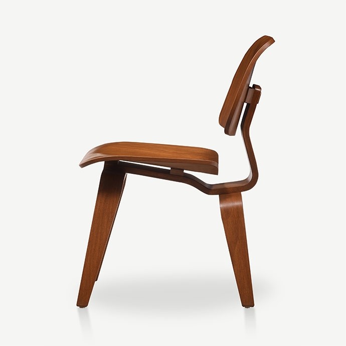 eames dining chair wood dcw'in resmi