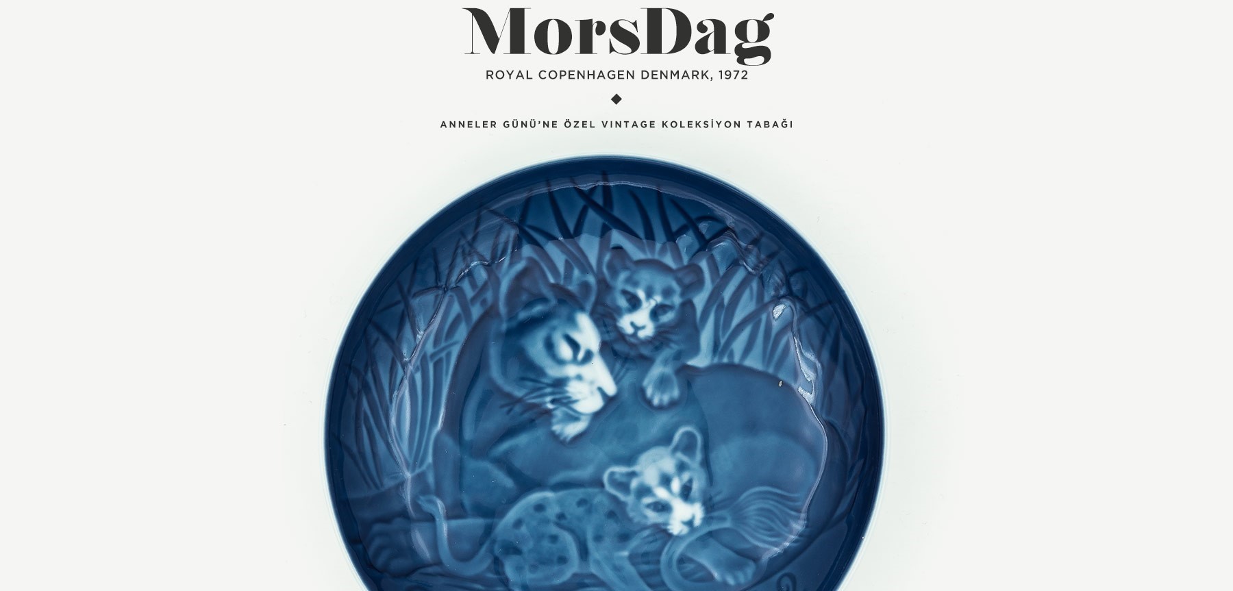 royal copenhagen mors dag koleksiyon tabağı'in resmi