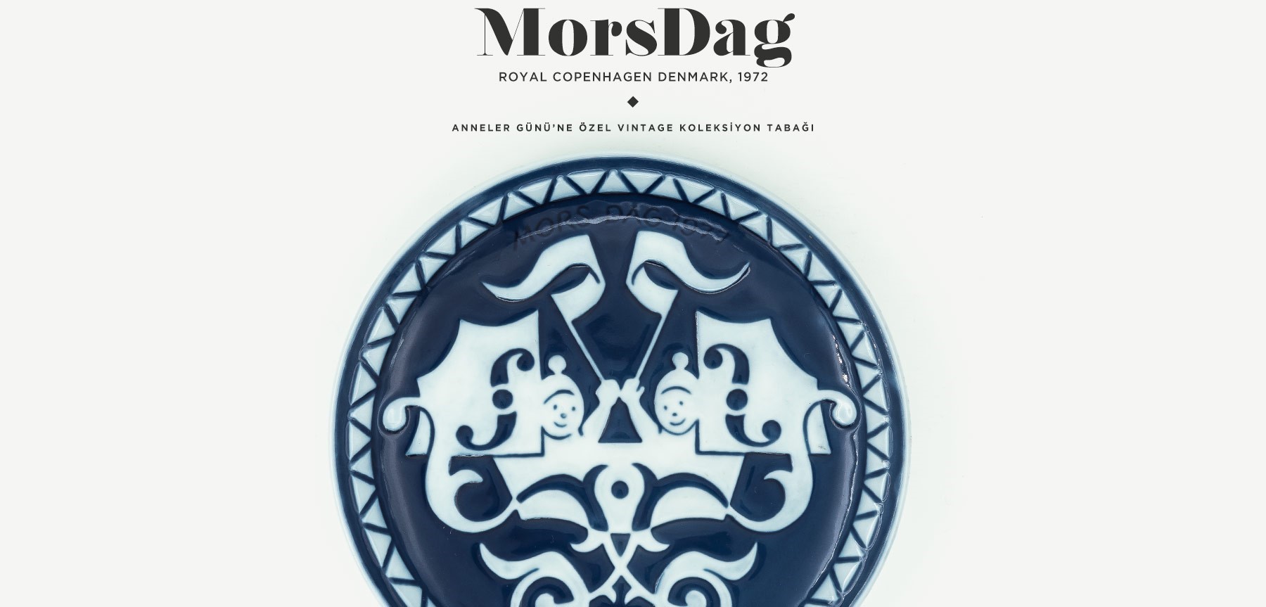 royal copenhagen mors dag koleksiyon tabağı'in resmi