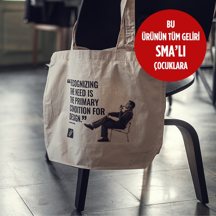 ham bez tote bag | charles eames'in resmi