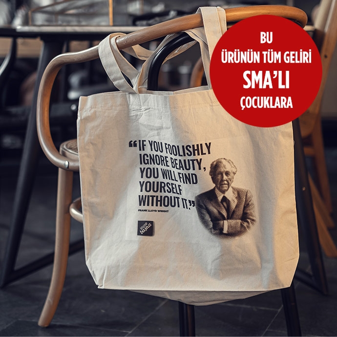 ham bez tote bag | frank lloyd wrıght'in resmi