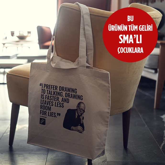 ham bez tote bag | le corbusıer'in resmi