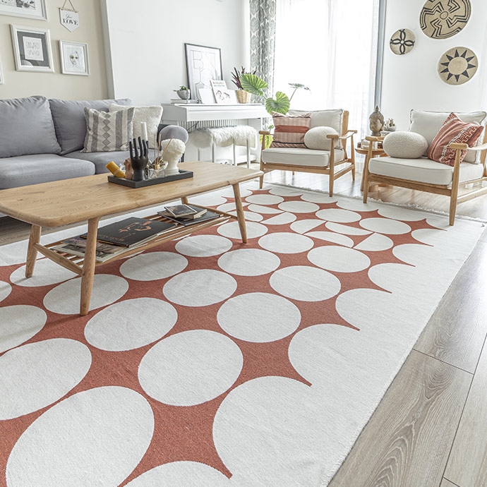 midcentury circle kilim serisi'in resmi