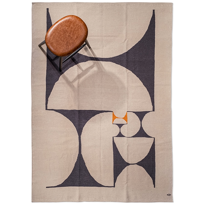 Golden Ratio El Dokuması Kilim 167x238, 4 m2'in resmi