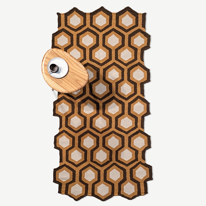 HoneyComb El Dokuması Kilim 80x155, 1,24 m2'in resmi