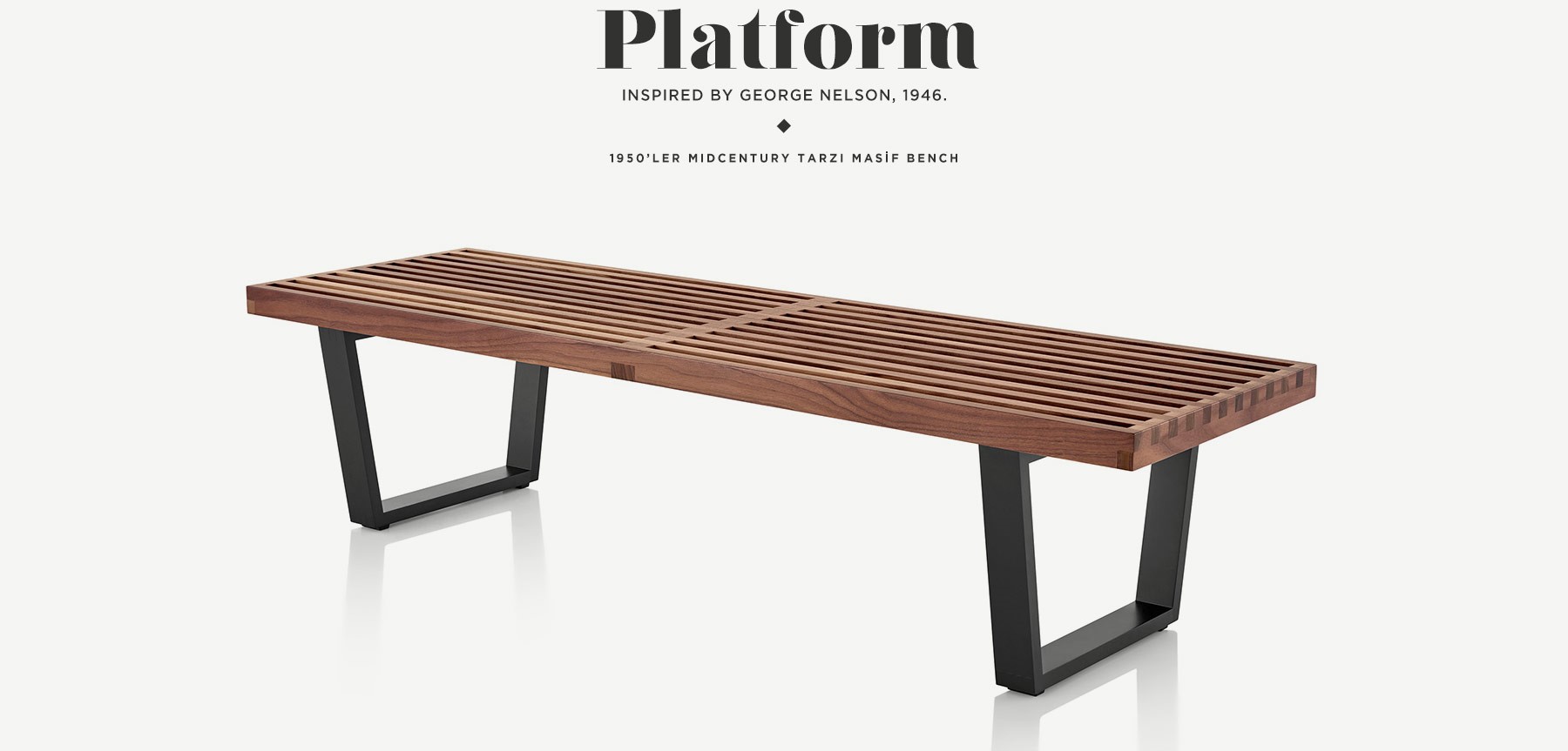 nelson platform bench 150'in resmi