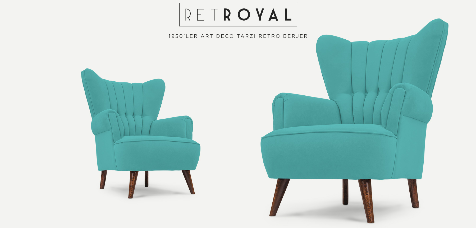 retroyal™ berjer turkuaz resmi