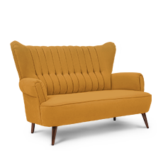 retroyal™ ikili hardal kanepe resmi