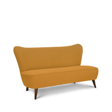 soho™ ikili hardal retro kanepe resmi