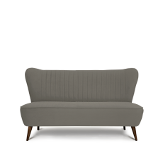 soho™ ikili gri retro kanepe