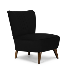 soho™ retro berjer siyah resmi