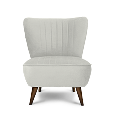 soho™ retro berjer beyaz