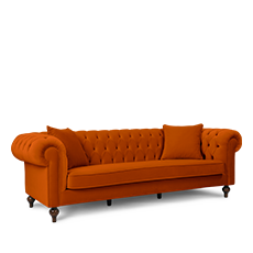 ımperıal üçlü turuncu amerikan chesterfıeld resmi