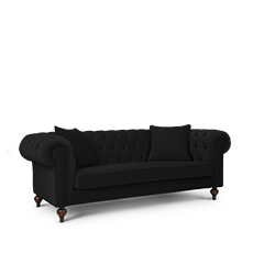 ımperıal ikili siyah amerikan chesterfıeld resmi