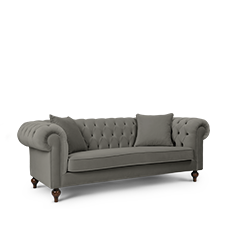 ımperıal ikili gri amerikan chesterfıeld resmi