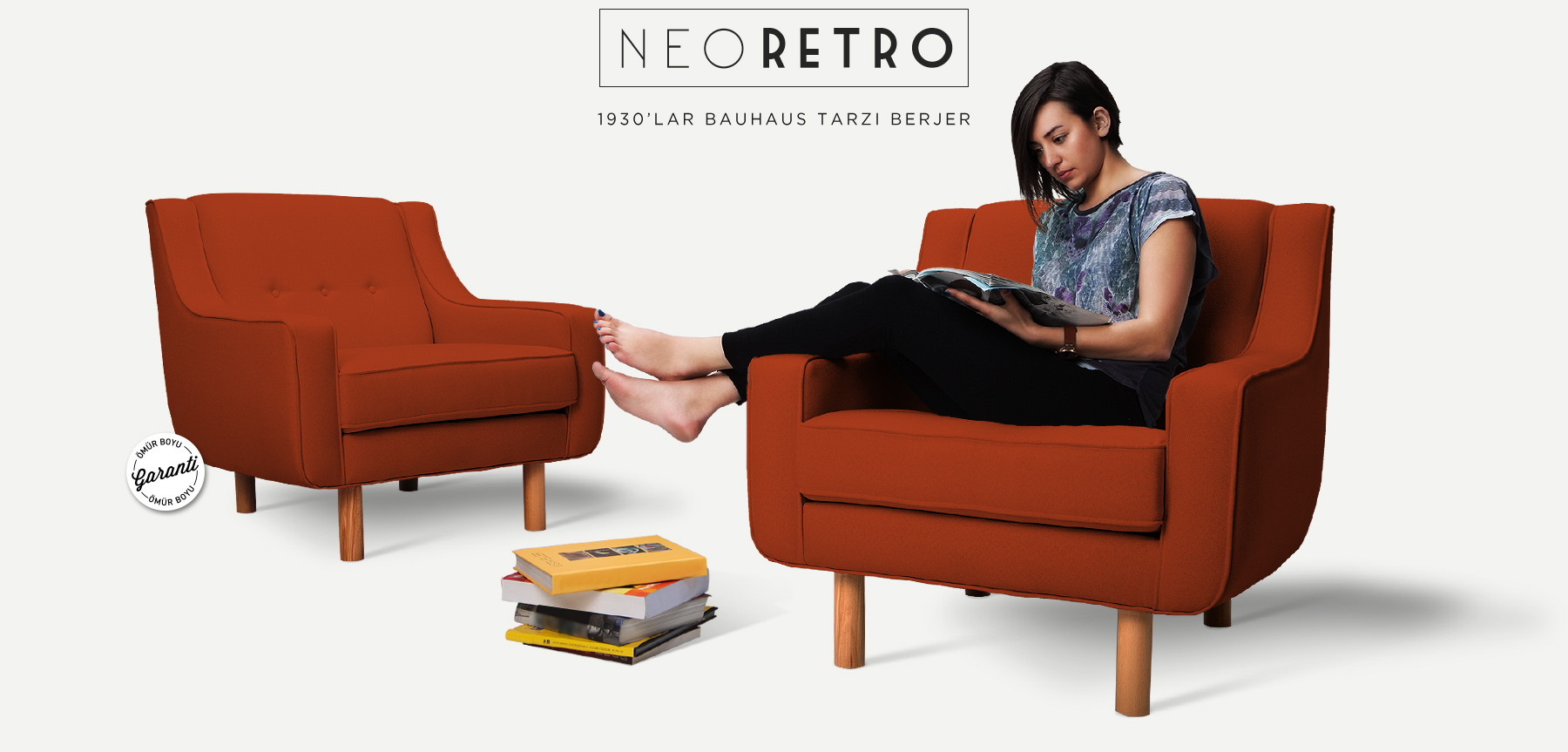 neoretro™ berjer turuncu resmi