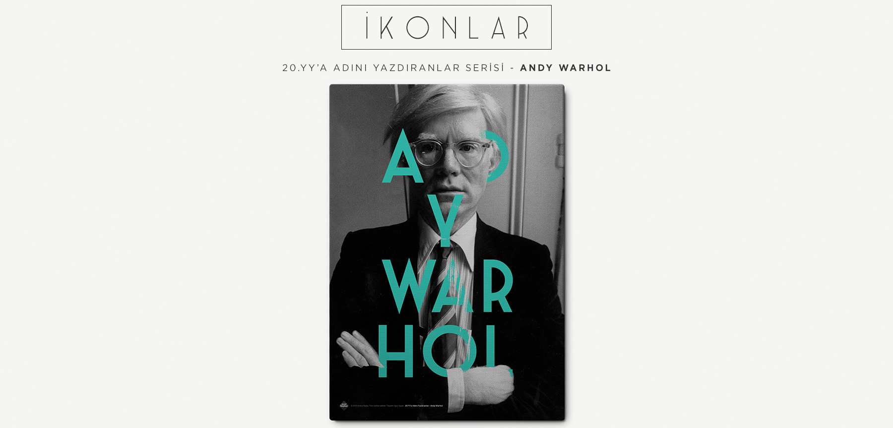 andy warhol retro kanvas tablo resmi