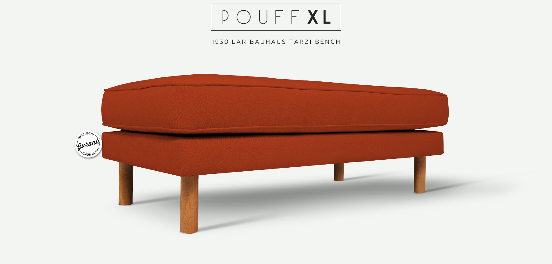 neoretro™ pouff xl turuncu bank resmi
