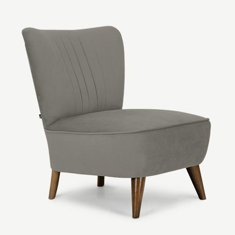 soho™ retro berjer gri resmi