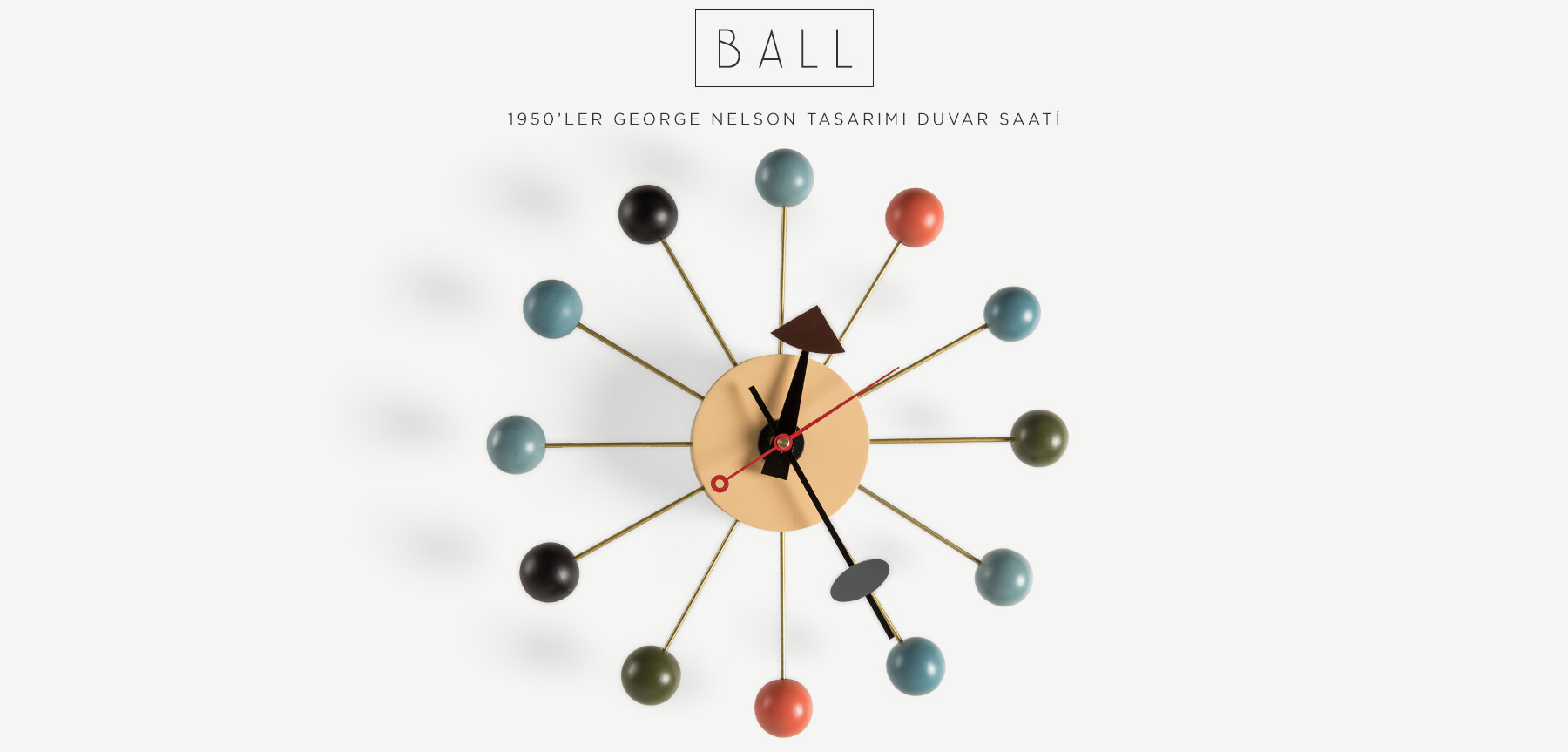 george nelson ball clock resmi