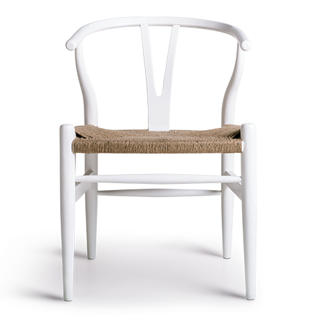 h. wegner beyaz wıshbone danısh™ sandalye