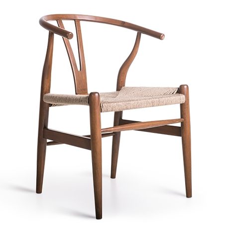 h. wegner ahşap wıshbone danısh™ sandalye resmi