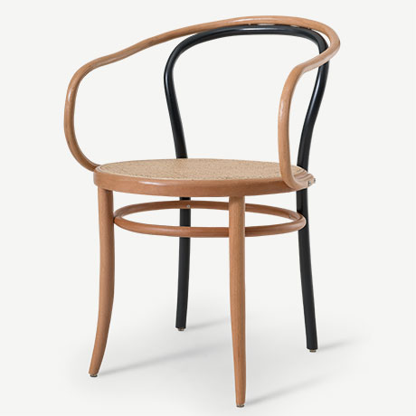 le corbusıer b9 ahşap thonet sandalye resmi