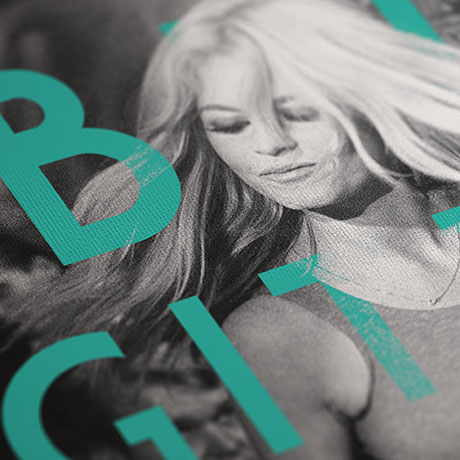 brıgıtte bardot retro kanvas tablo resmi