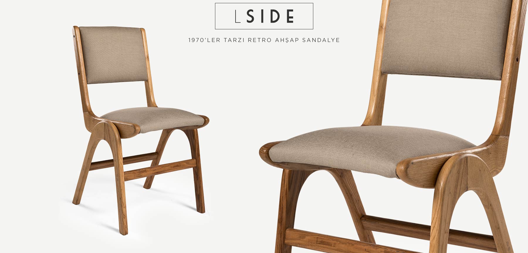 l side 70'ler retro sandalye resmi