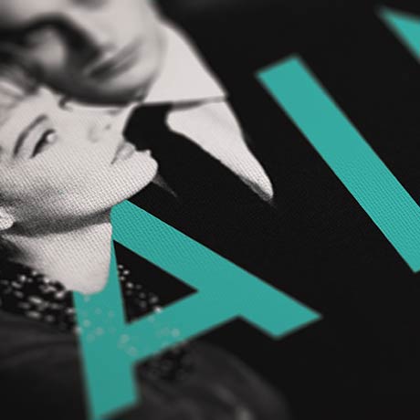 alaın delon retro kanvas tablo resmi