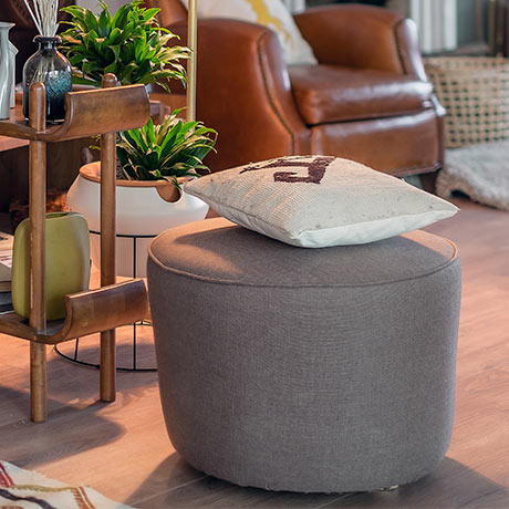 neoretro™ pouff puf kahverengi resmi